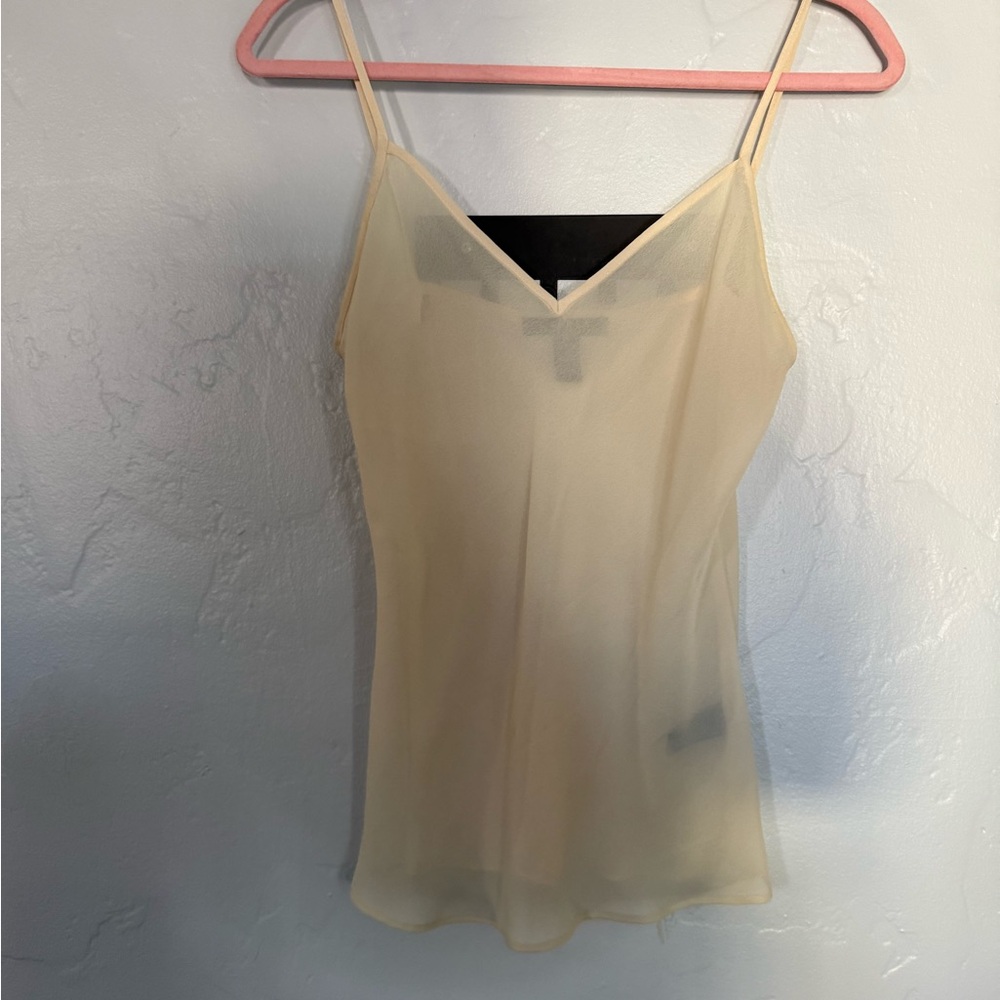 Ralph Lauren Floral Sheer Blouse Set - Cream and Brown - Picture 5 of 7